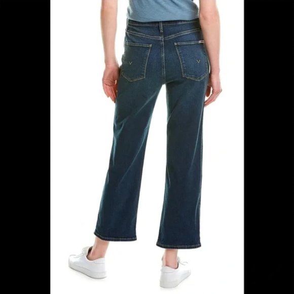 NWT HUDSON Noa JEANS Size 27 Mid Rise Crop Straight Leg in Brynlee Wash Blue NEW - Picture 4 of 16